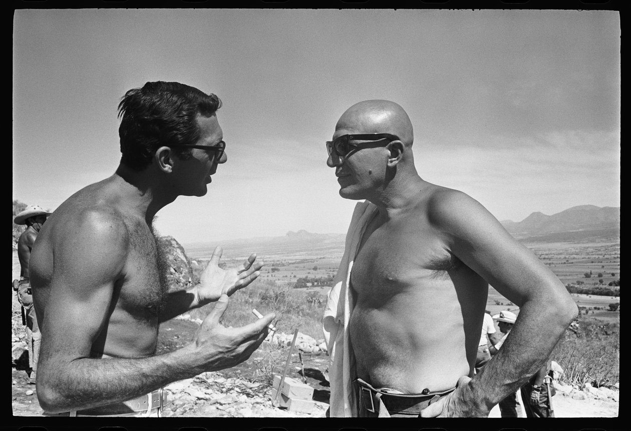 Sydney Pollack ve Telly Savalas 