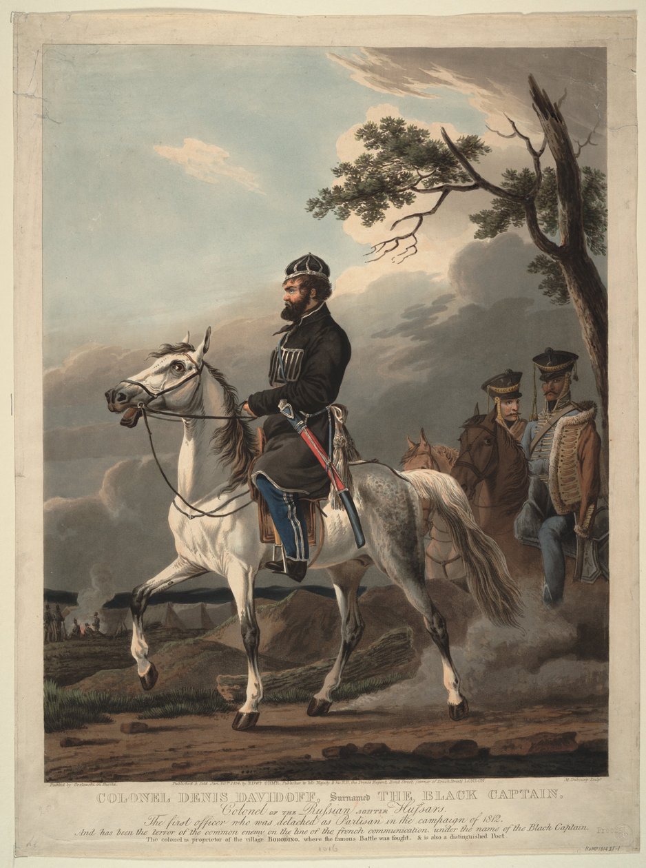 Denis Davydov 1784-1839, 1814 by Orlowski