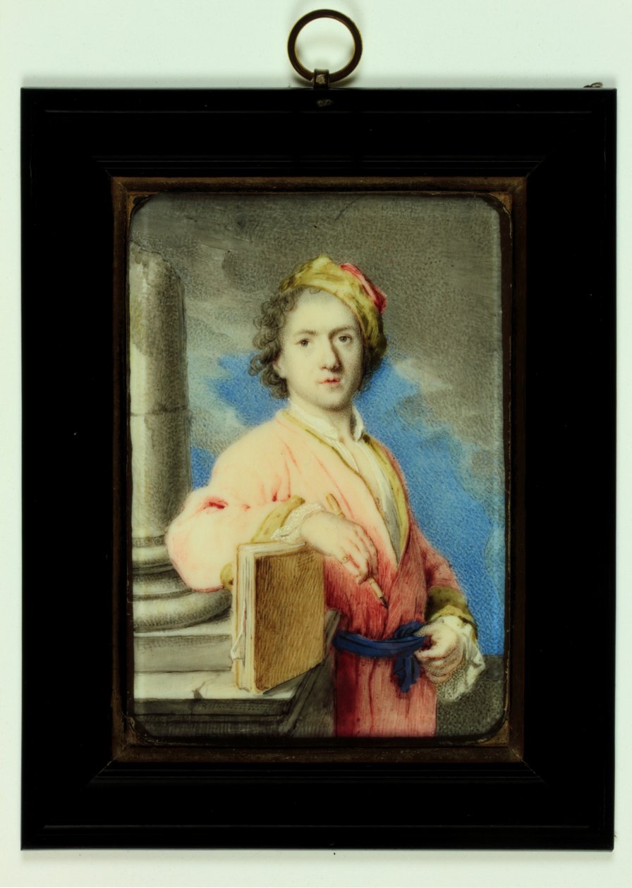 Andrew Hay, Ressam ve Resim Tüccarı (fildişi üzerine suluboya) by Orsola (attr.to) Urbani