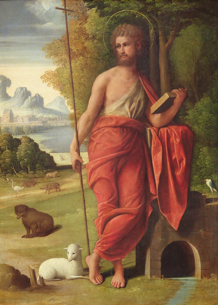 Vaftizci Yahya Vahşi Doğada, c.1525 by Ortolano