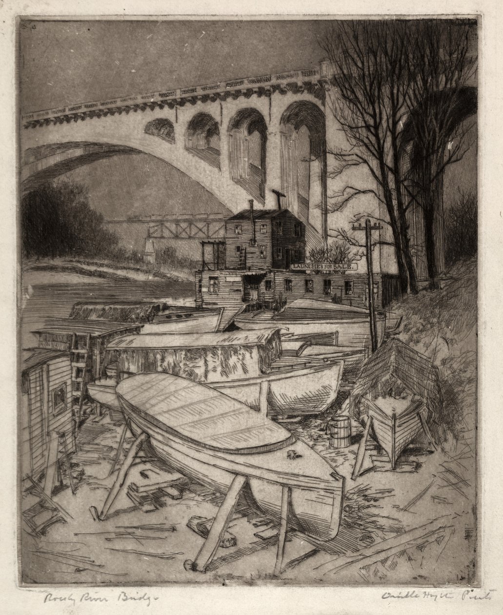 Rocky Nehri Köprüsü by Orville Houghton Peets