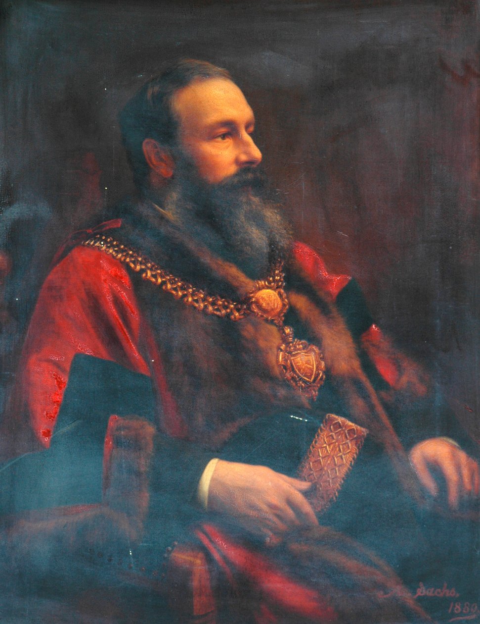 Sir Angus Holden, 1880 by Oscar Albert Leopold Sachs