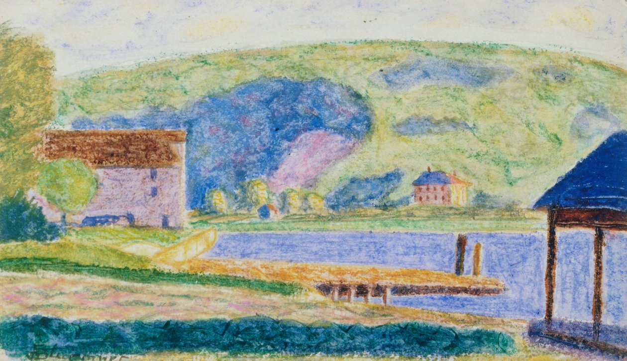 Soğuk Bahar Limanı by Oscar Florianus Bluemner
