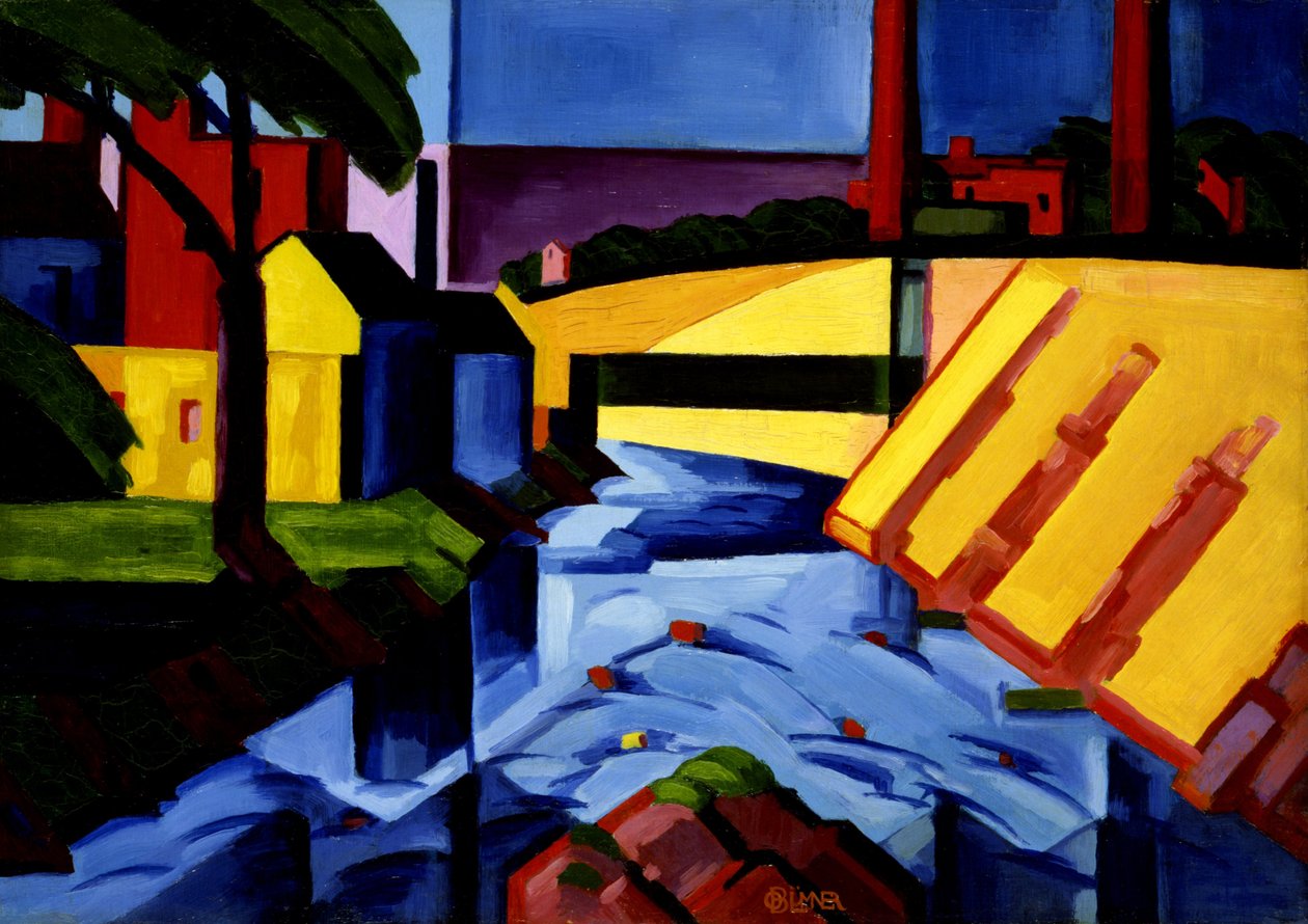 Akşam Tonları by Oscar Florianus Bluemner