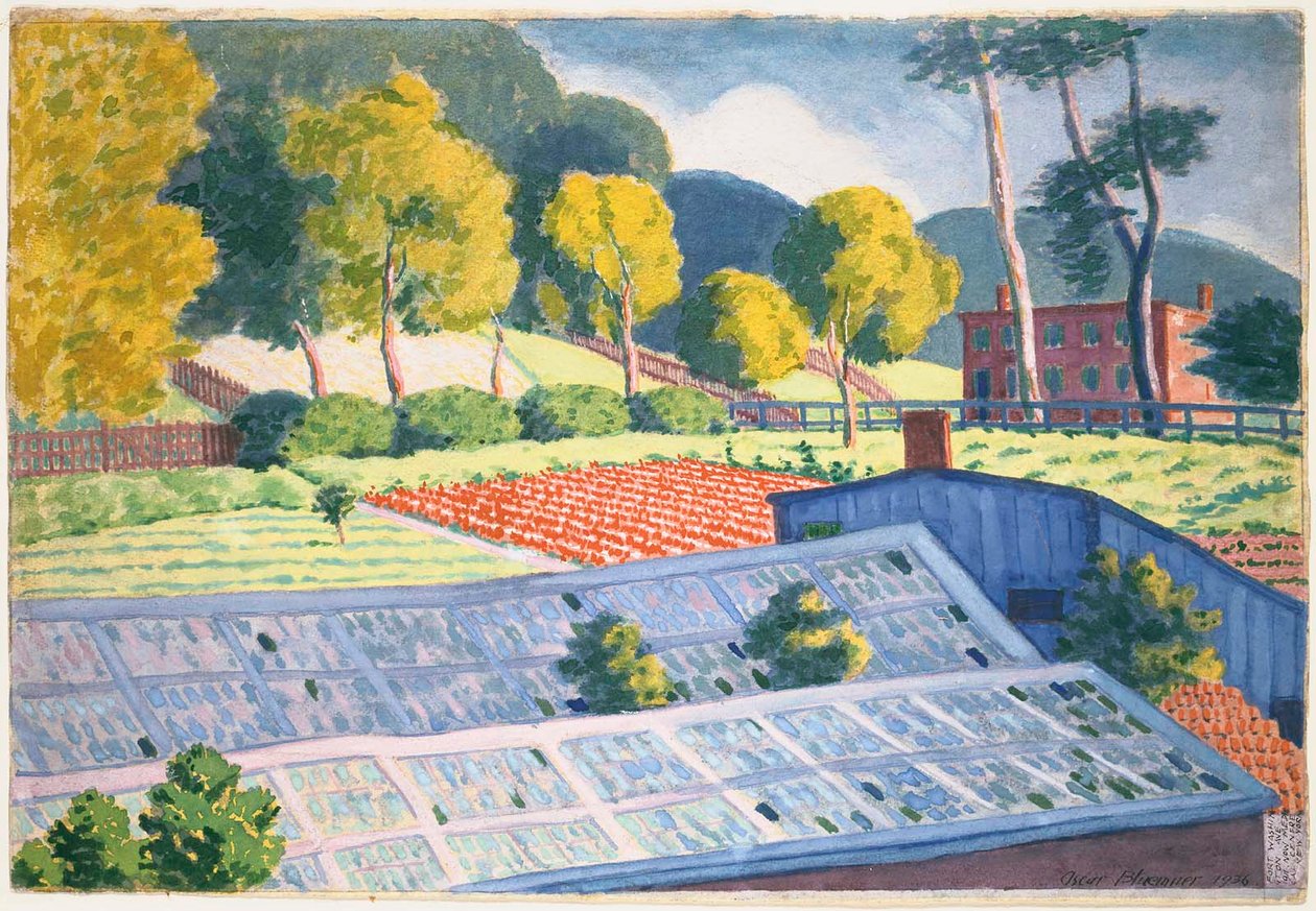 1911 yılında Fort Washington Caddesi by Oscar Florianus Bluemner