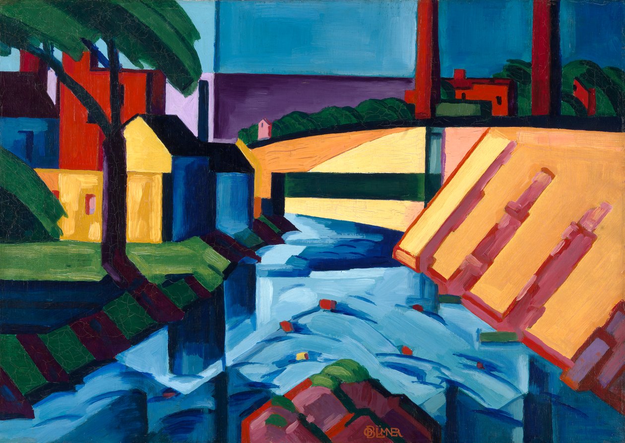 Akşam Tonları, 1911-1917. by Oscar Bluemner