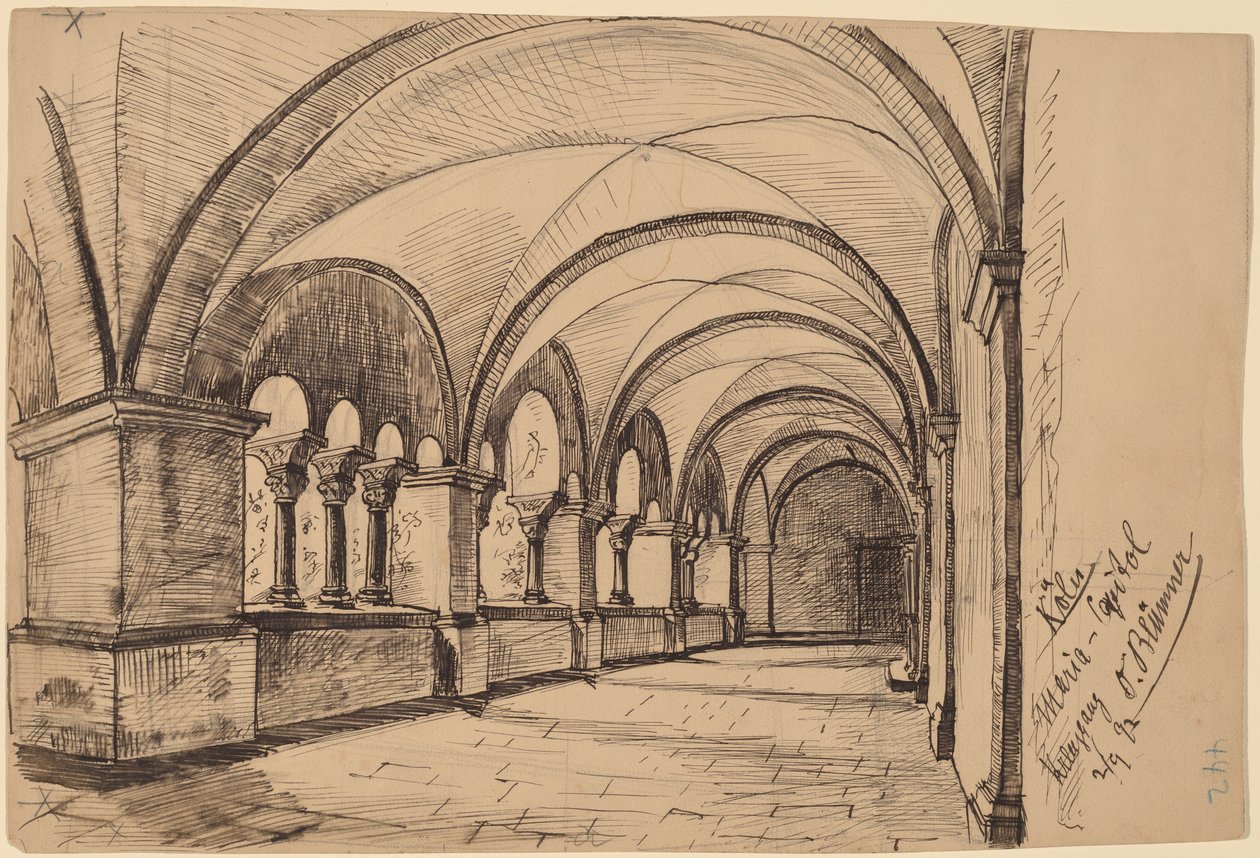 Köln, Maria-Capitol by Oscar F. Bluemner