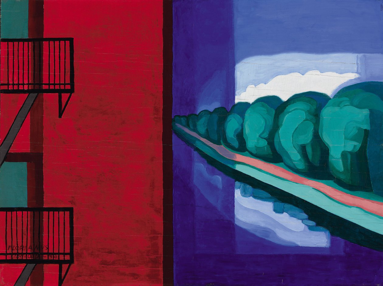 Kontrastlar (İki Boşluk) by Oscar Florianus Bluemner