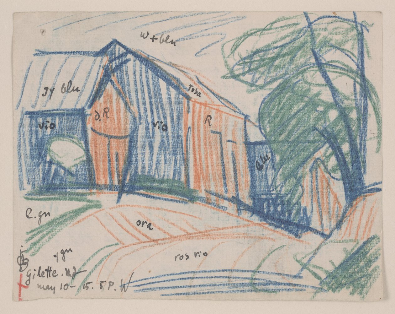 Gilette, New Jersey by Oscar Florianus Bluemner