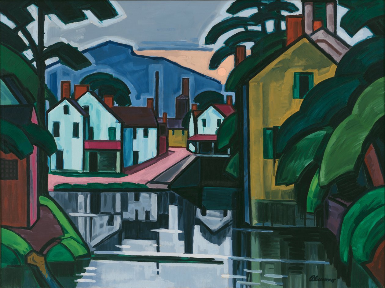 Eski Kanal Limanı by Oscar Florianus Bluemner