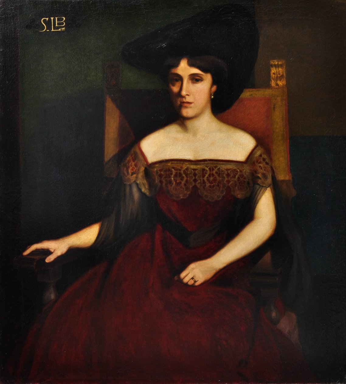 Silvia Levi Bondi#39;nin portresi by Oscar Ghiglia