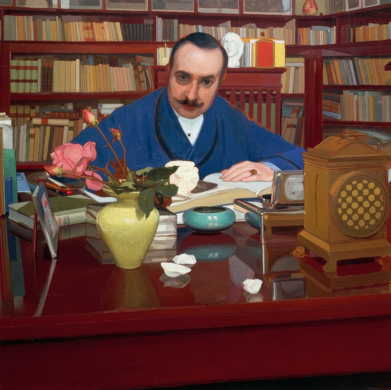 Yazar ve sanat eleştirmeni Ugo Ojetti by Oscar Ghiglia