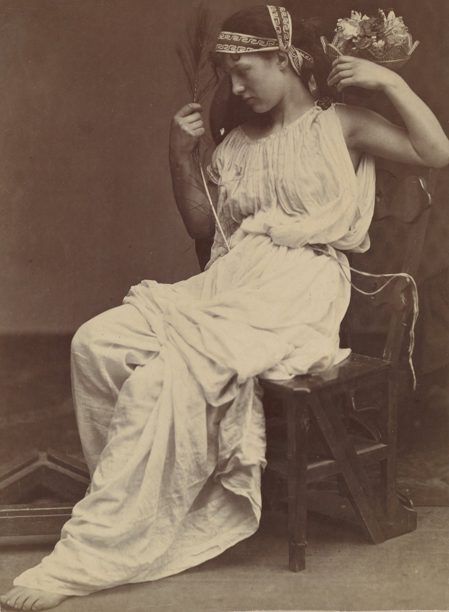 Kibir Düşünen Flora, 1860. by Oscar Gustav Rejlander