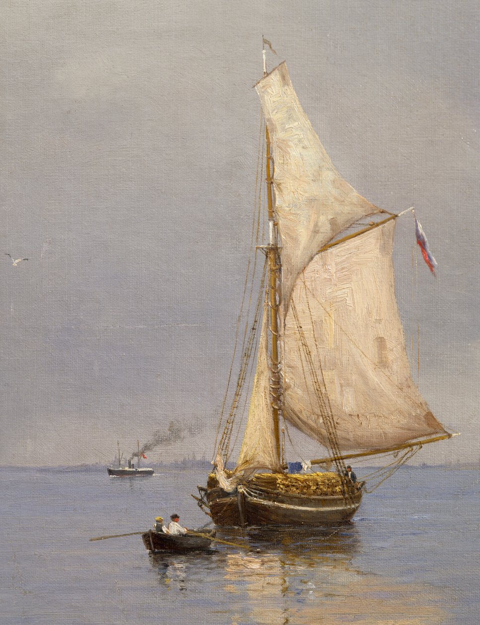 Oscar Kleineh (1846-1919), Finlandiya, limandaki yaz tatili by Oscar Kleineh