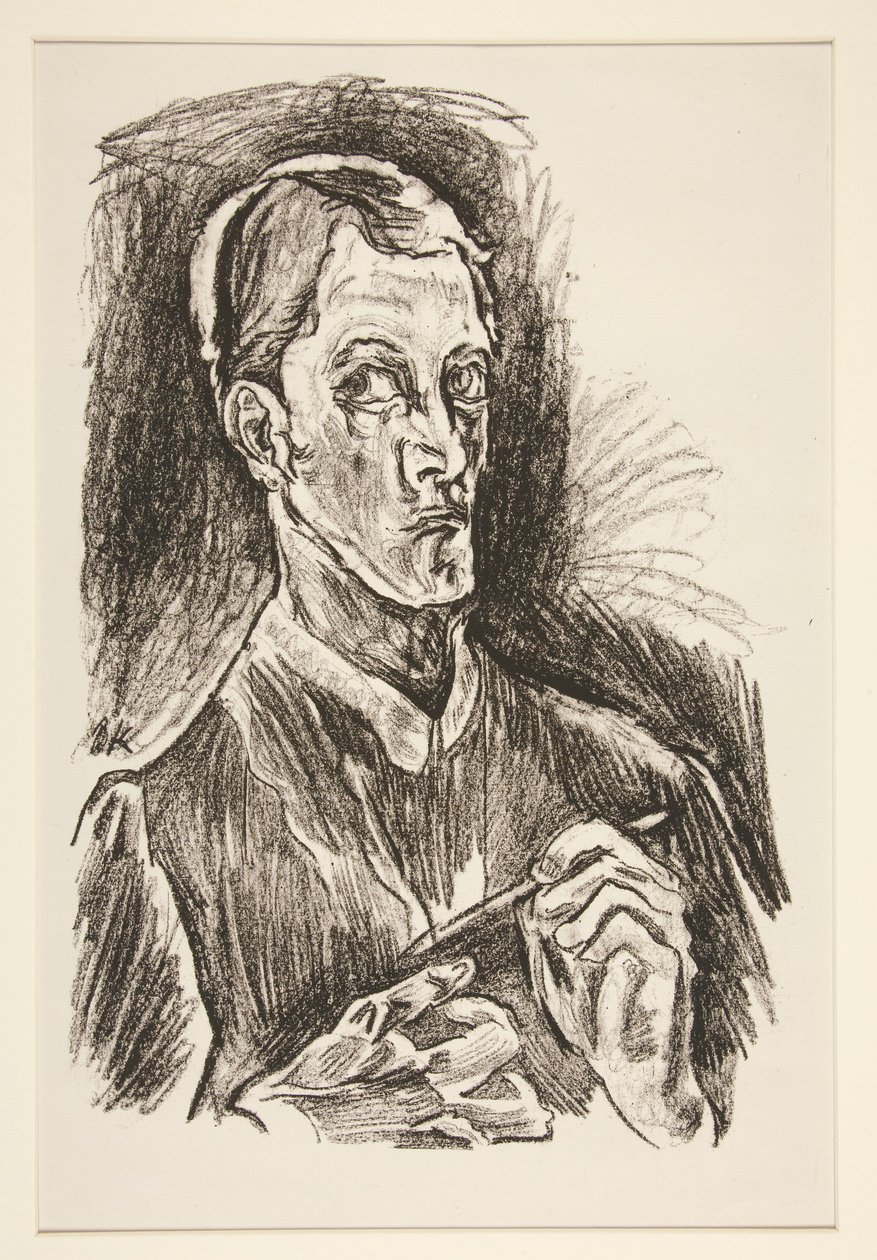 Portföyden Otoportre by Oskar Kokoschka