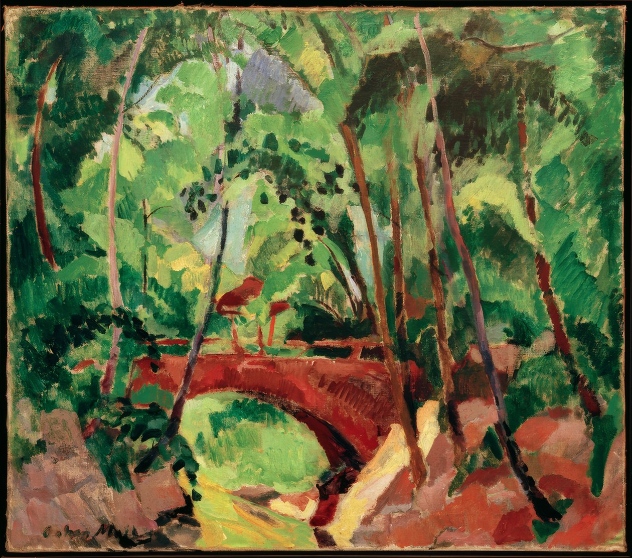 Grunewald Köprüsü by Oskar Moll