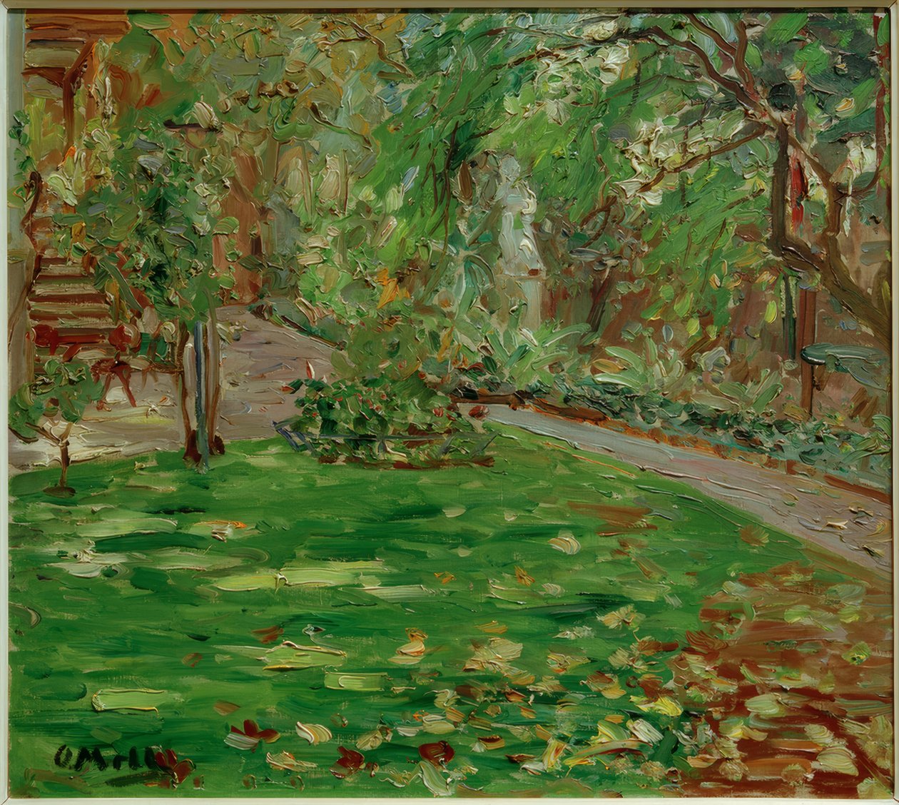 Jardin du Lüksemburg I by Oskar Moll