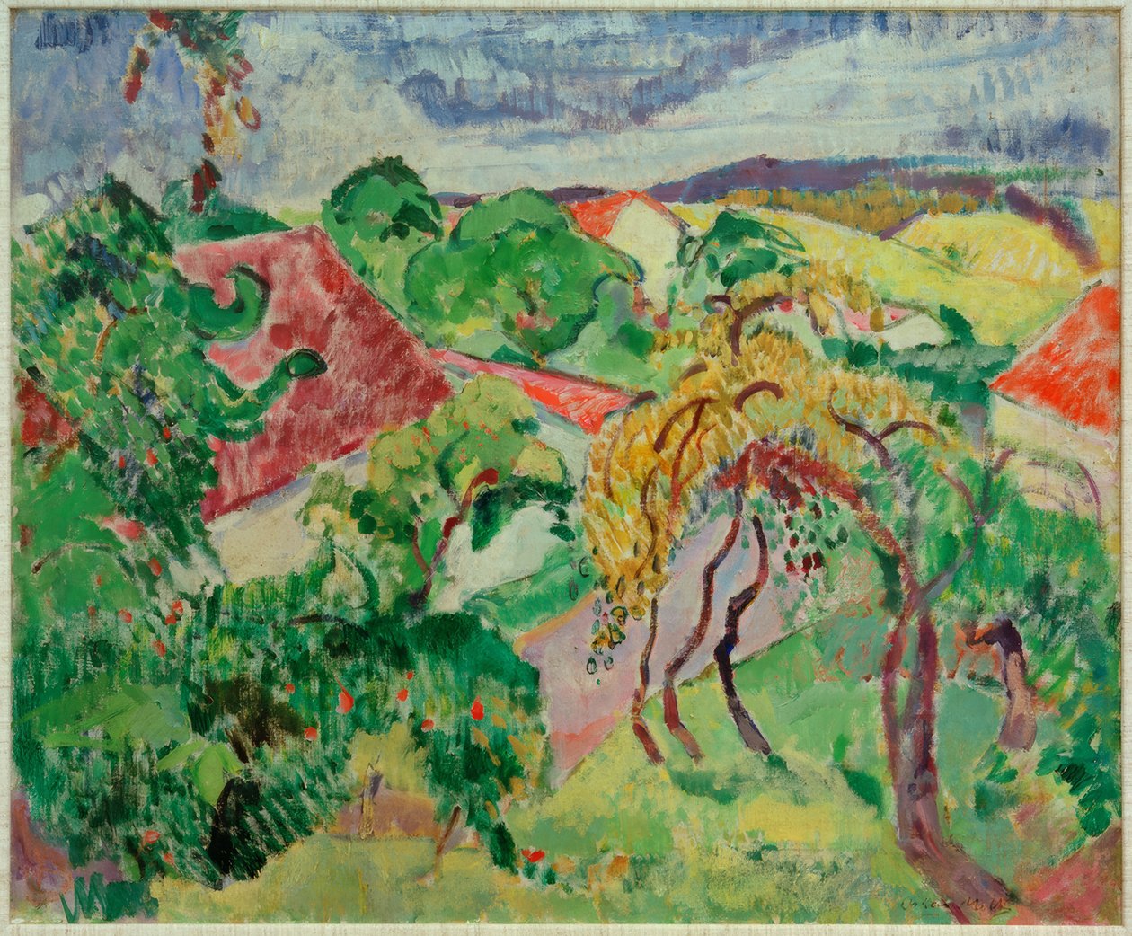 Yukarı Bavyera manzarası by Oskar Moll