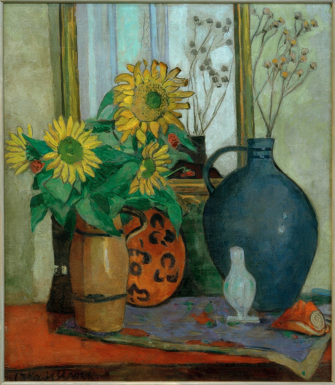 Matisse kaseli ayçiçeği by Oskar Moll