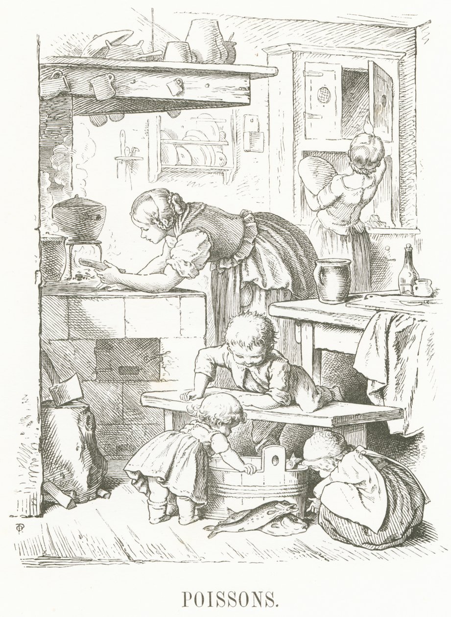 P: Balık by Oskar Pletsch