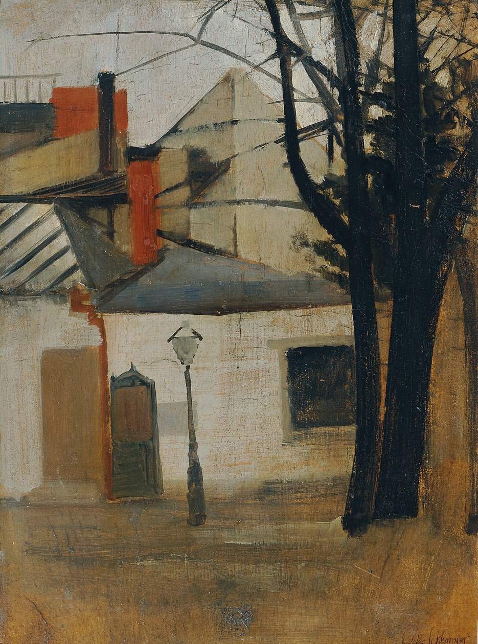 benzin dükkanı by Oskar Schlemmer
