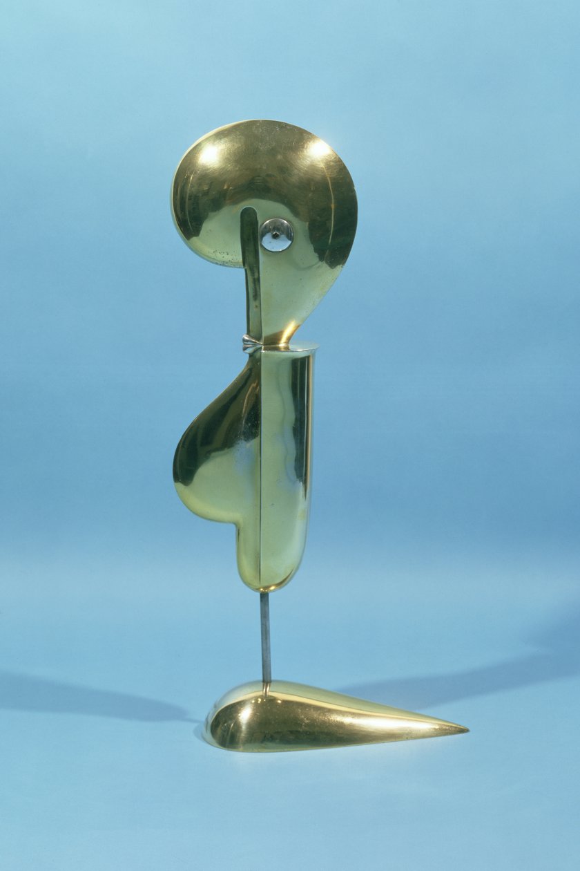 Grotesk Soyut Figür, 1923 (bronz) by Oskar Schlemmer