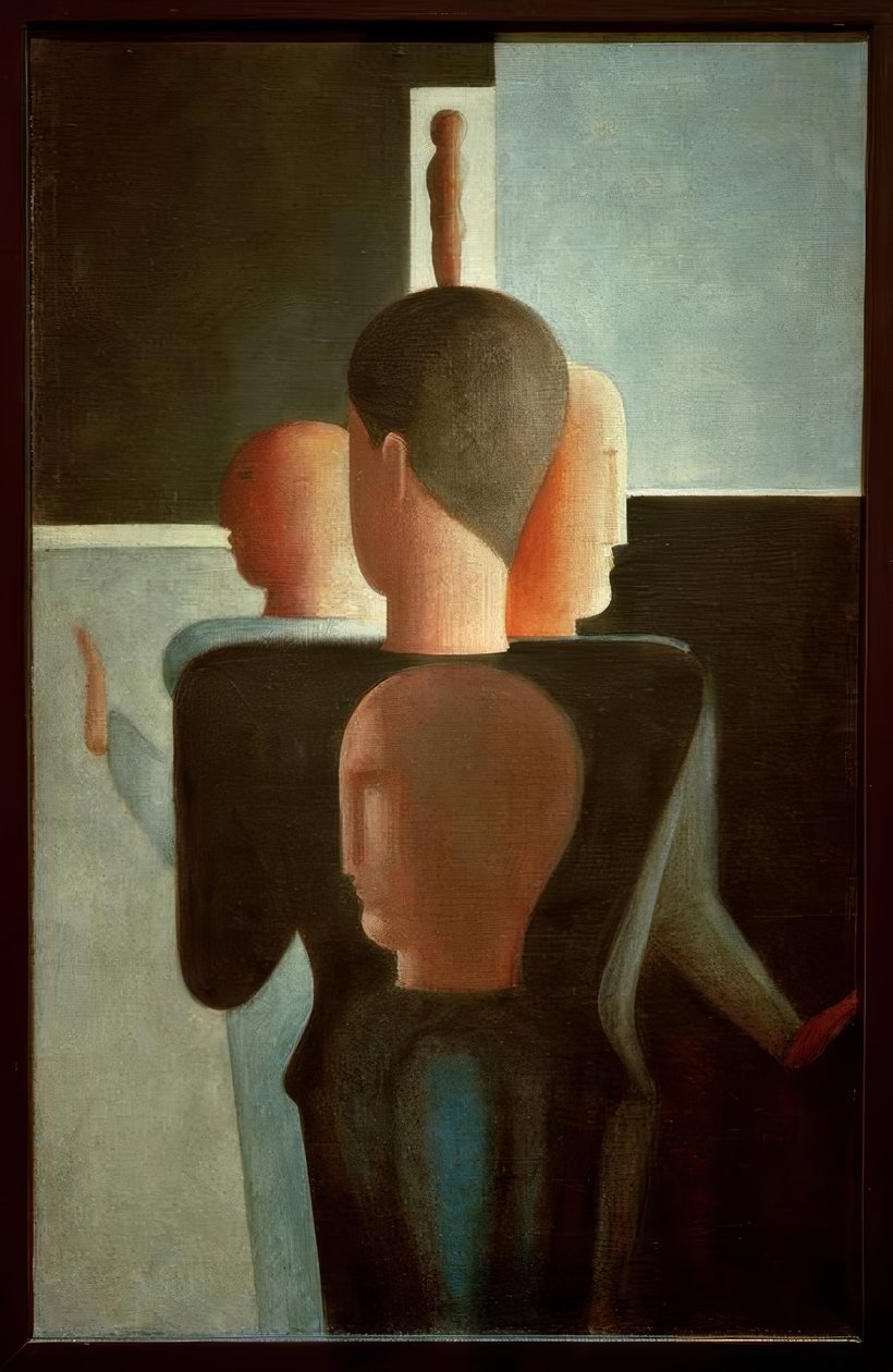 eş merkezli grup by Oskar Schlemmer