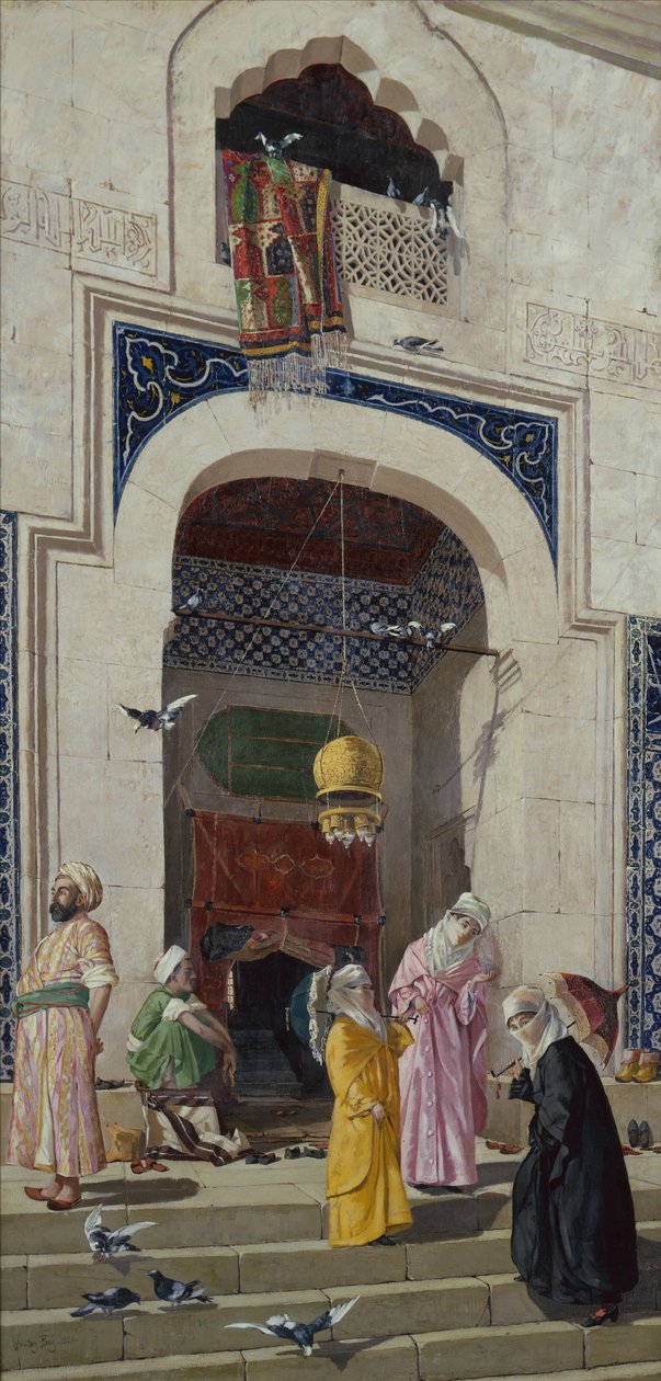 Bursa Ulu Camii Kapısı by Osman Hamdi Bey