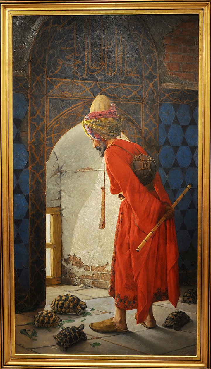 kaplumbağa eğitmeni by Osman Hamdi Bey