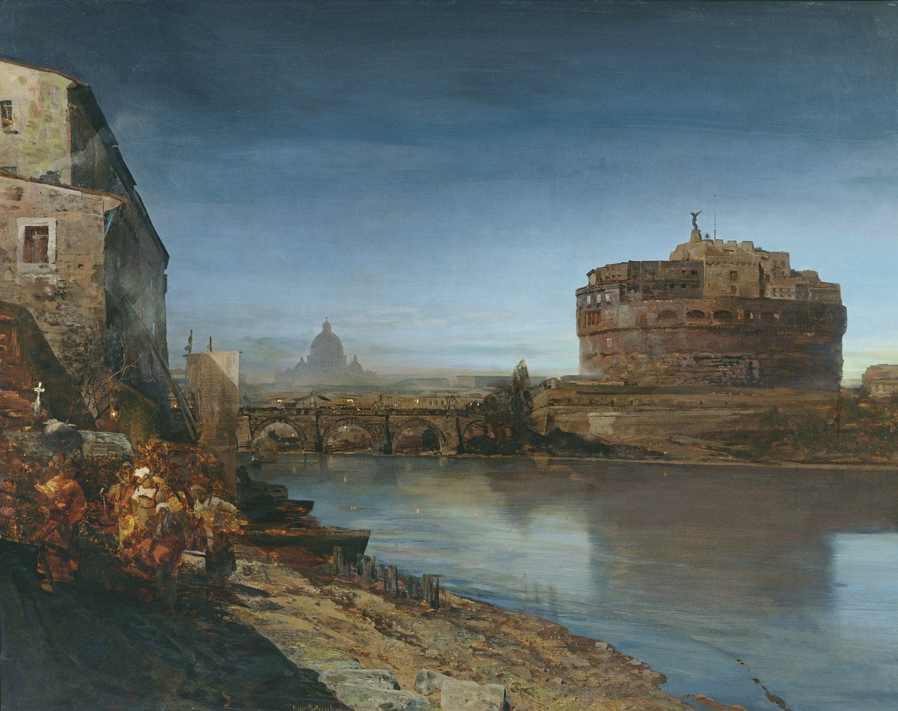 Alacakaranlıkta Castel Sant