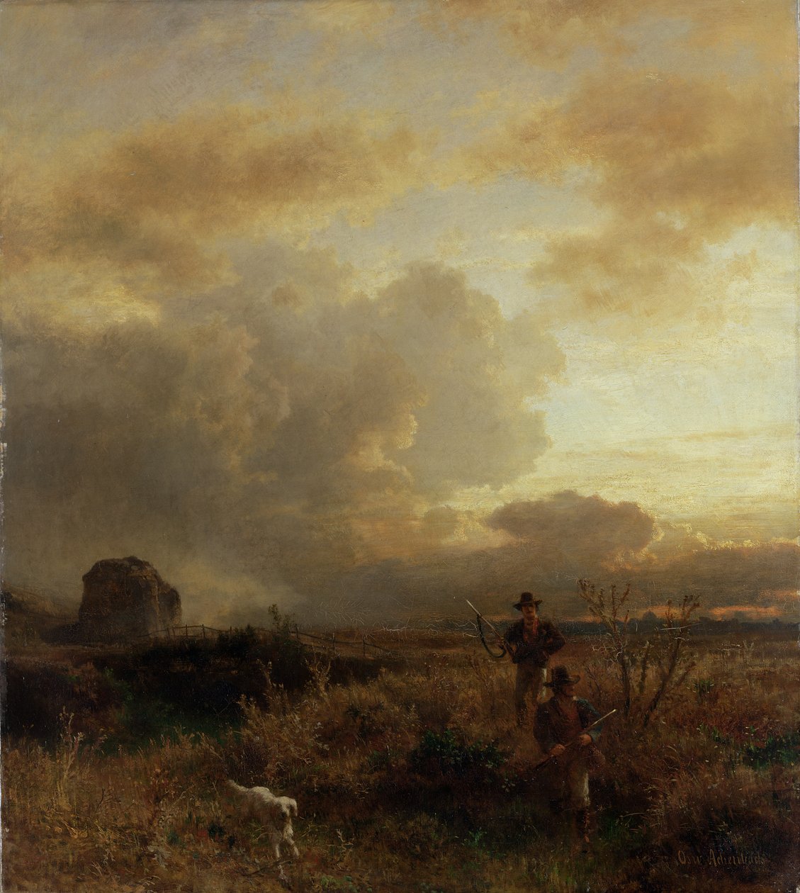 Kırsalda Fırtınayı Temizlemek, 1857 by Oswald Achenbach
