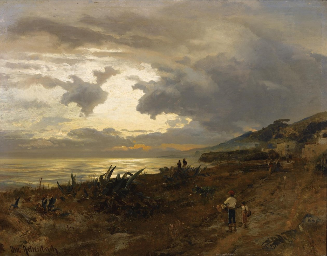 Amalfi Sahili by Oswald Achenbach