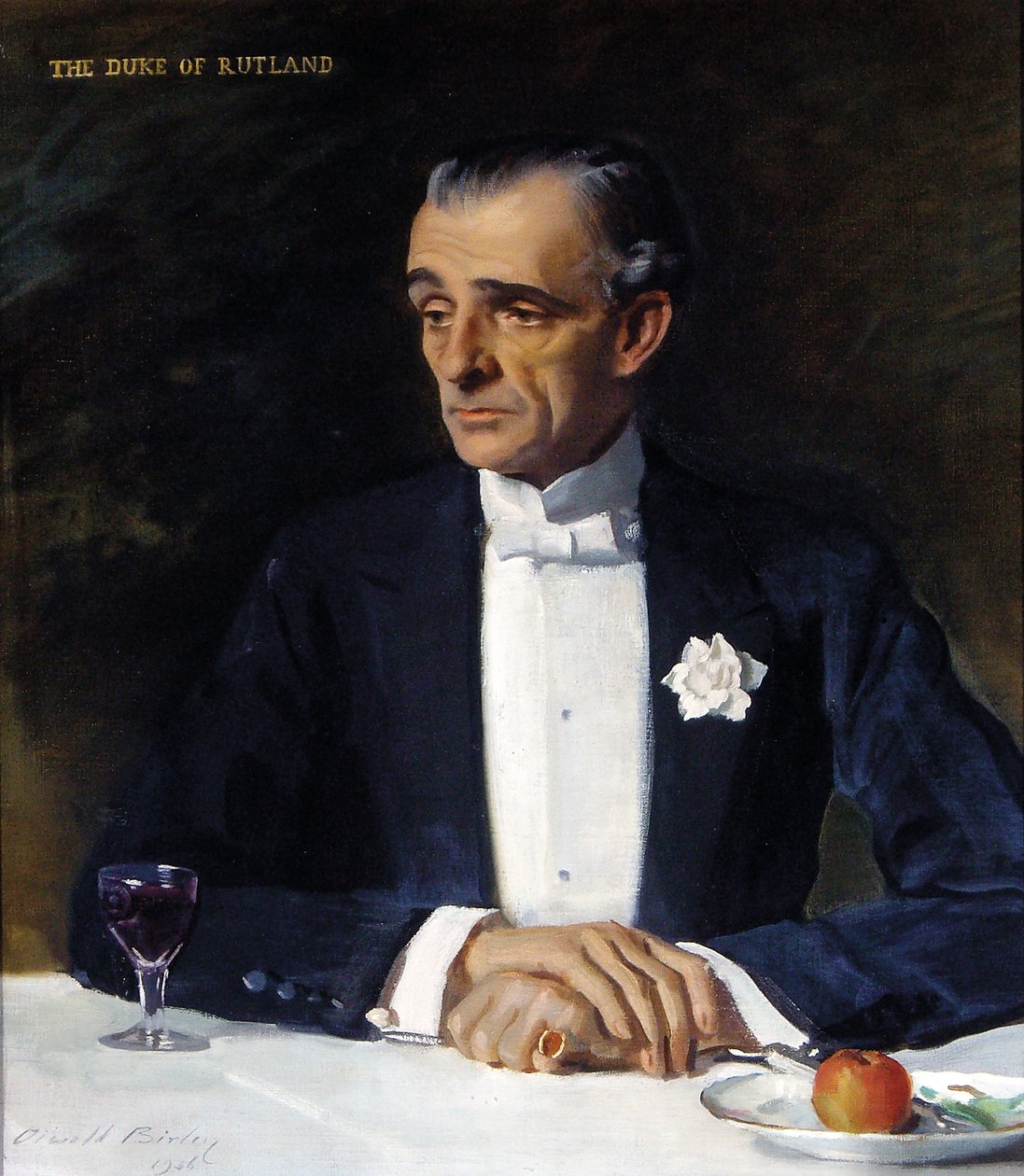 John Manners, 9. Rutland Dükü by Oswald Hornby Joseph Birley