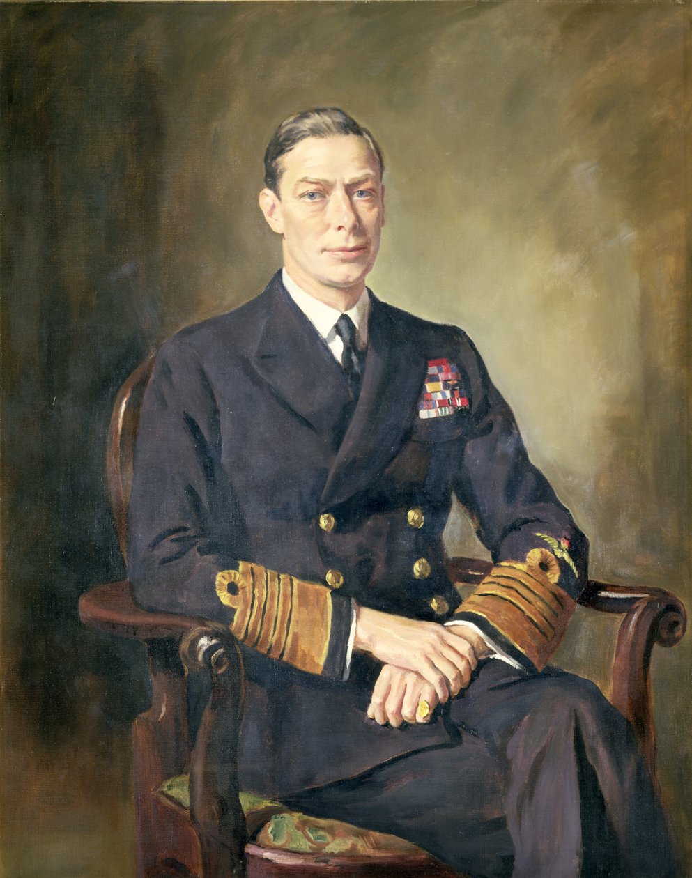 Kral George VI by Oswald Hornby Joseph Birley