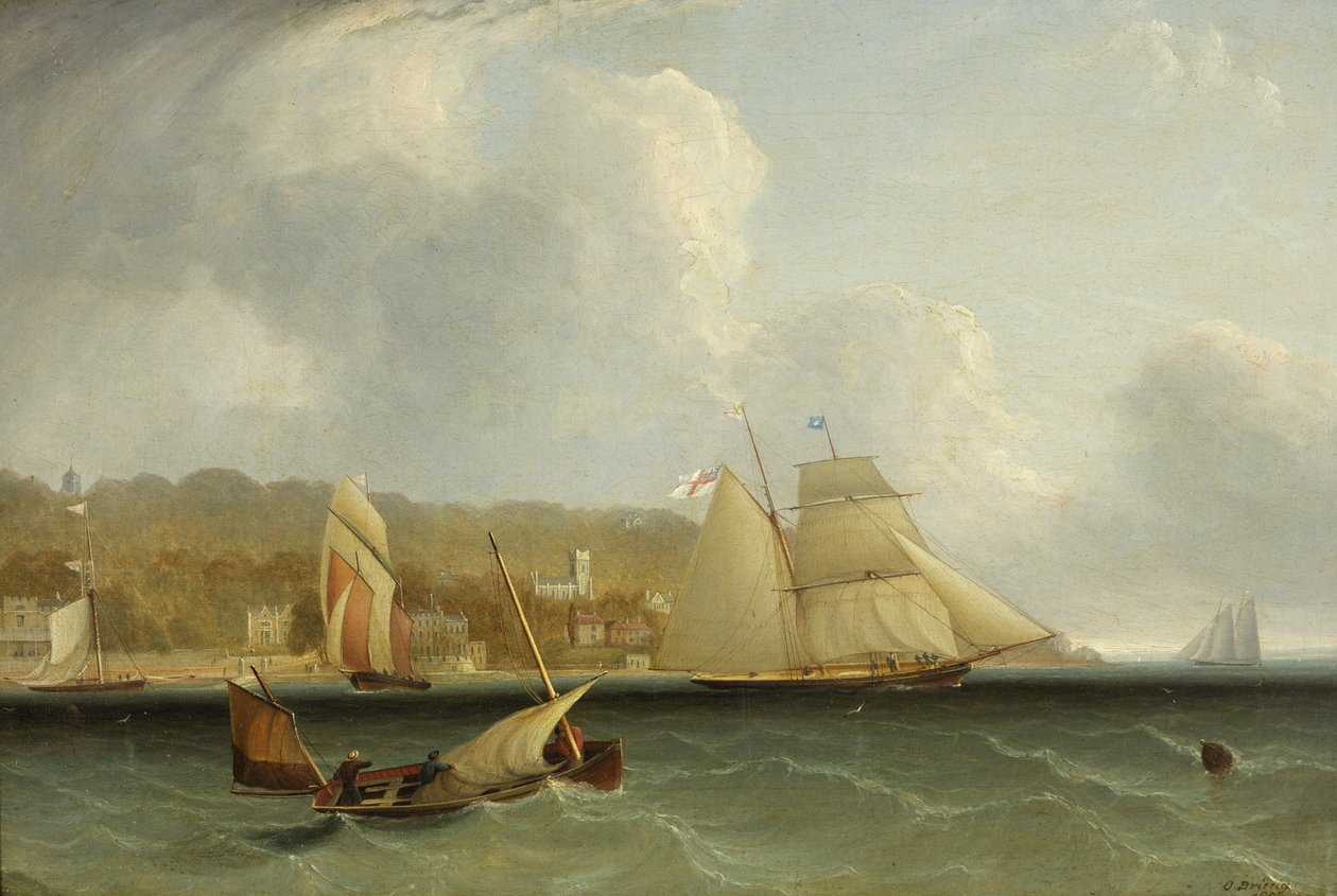 deniz sahnesi by Oswald Walters Brierly