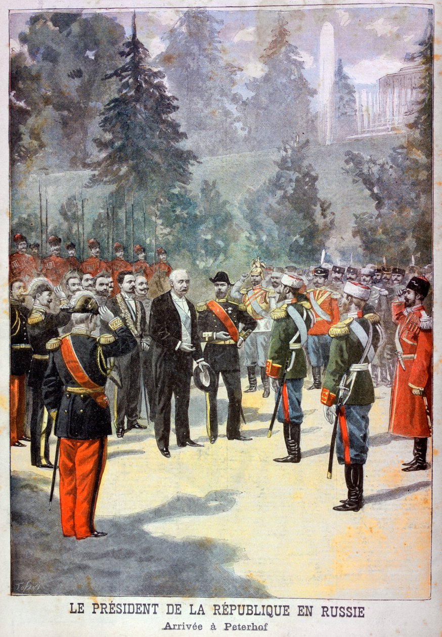 Fransa Cumhurbaşkanı Felix Faure, Peterhof
