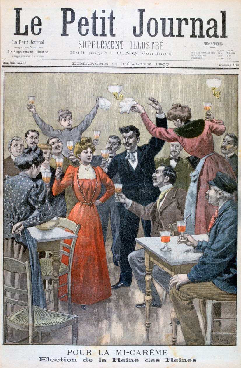 Orta Ödünç, Kraliçelerin Kraliçesi seçimi, 1900 by Oswaldo Tofani