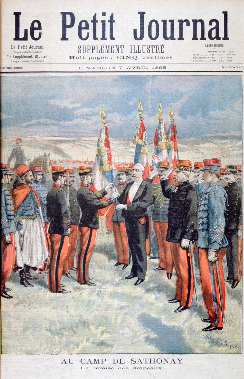 Renklerin sunumu, Sathonay-Camp, 1895 by Oswaldo Tofani
