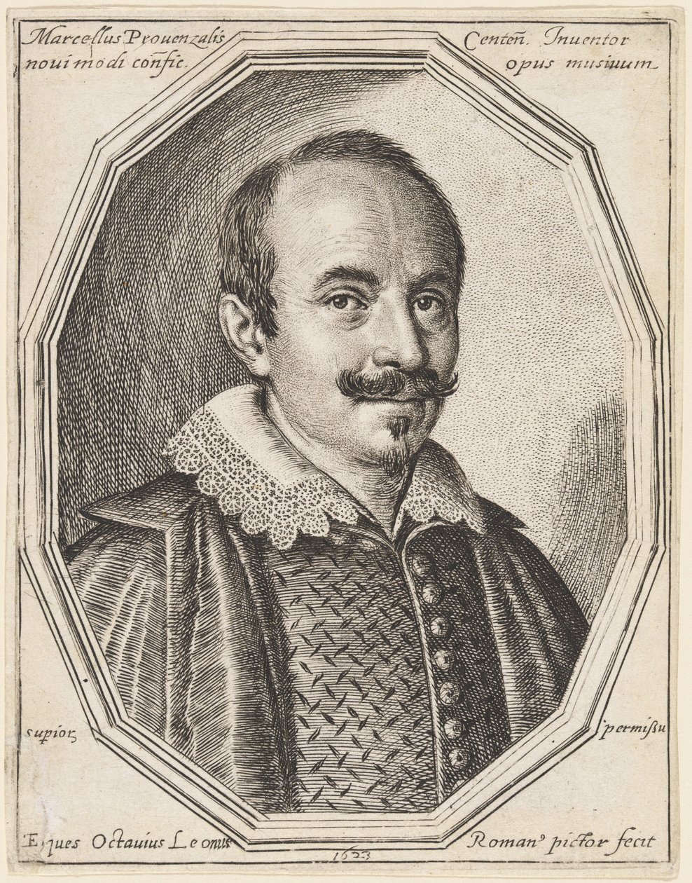 Marcello Provenzale by Ottavio Leoni