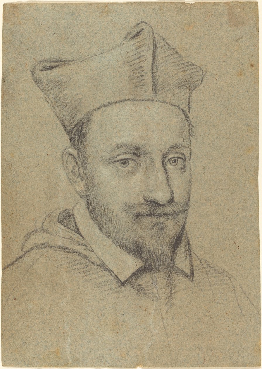 Bir Kardinalin Portresi (Alessandro Peretti Montalto?) by Ottavio Leoni