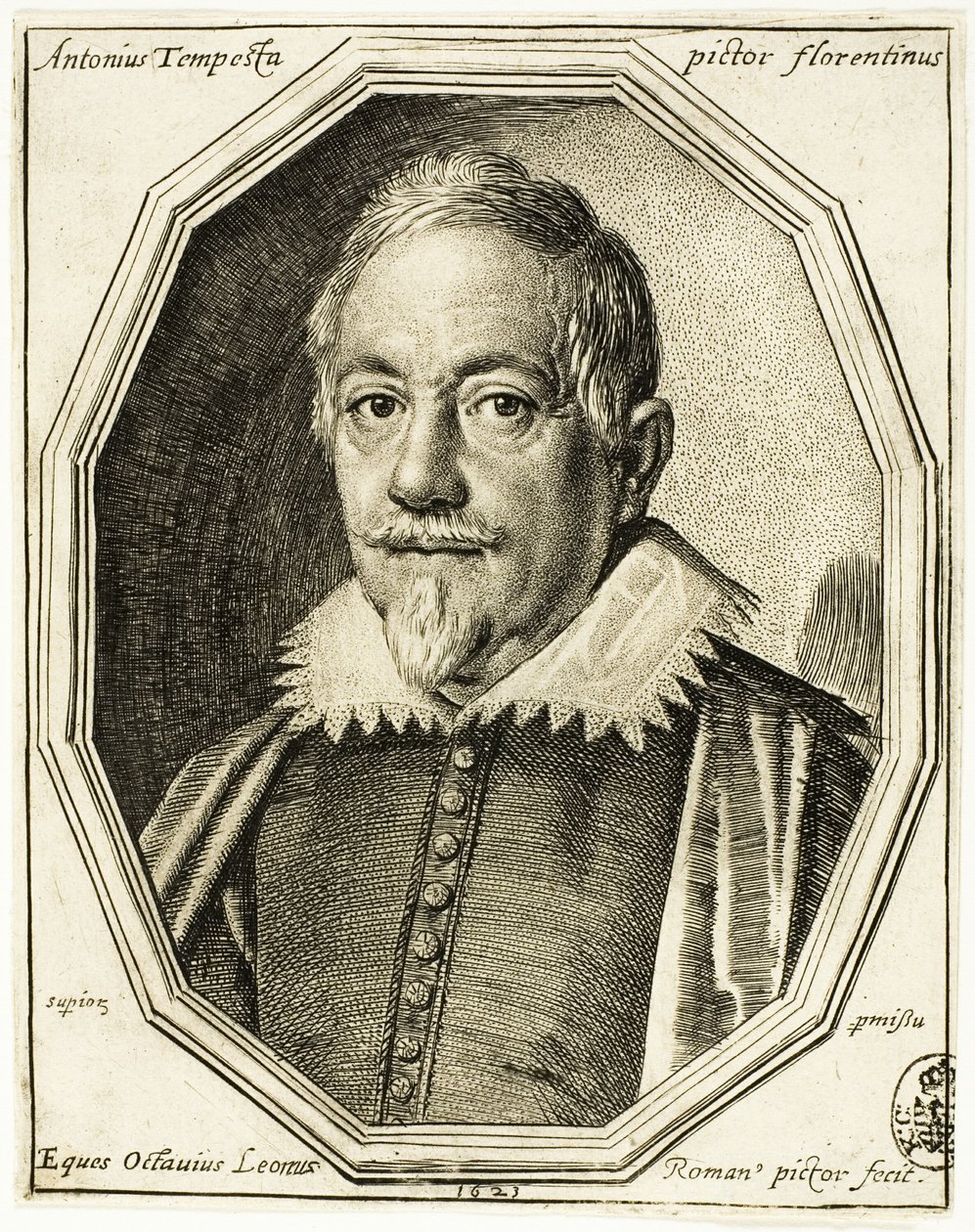 Antonio Tempesta by Ottavio Mario Leoni