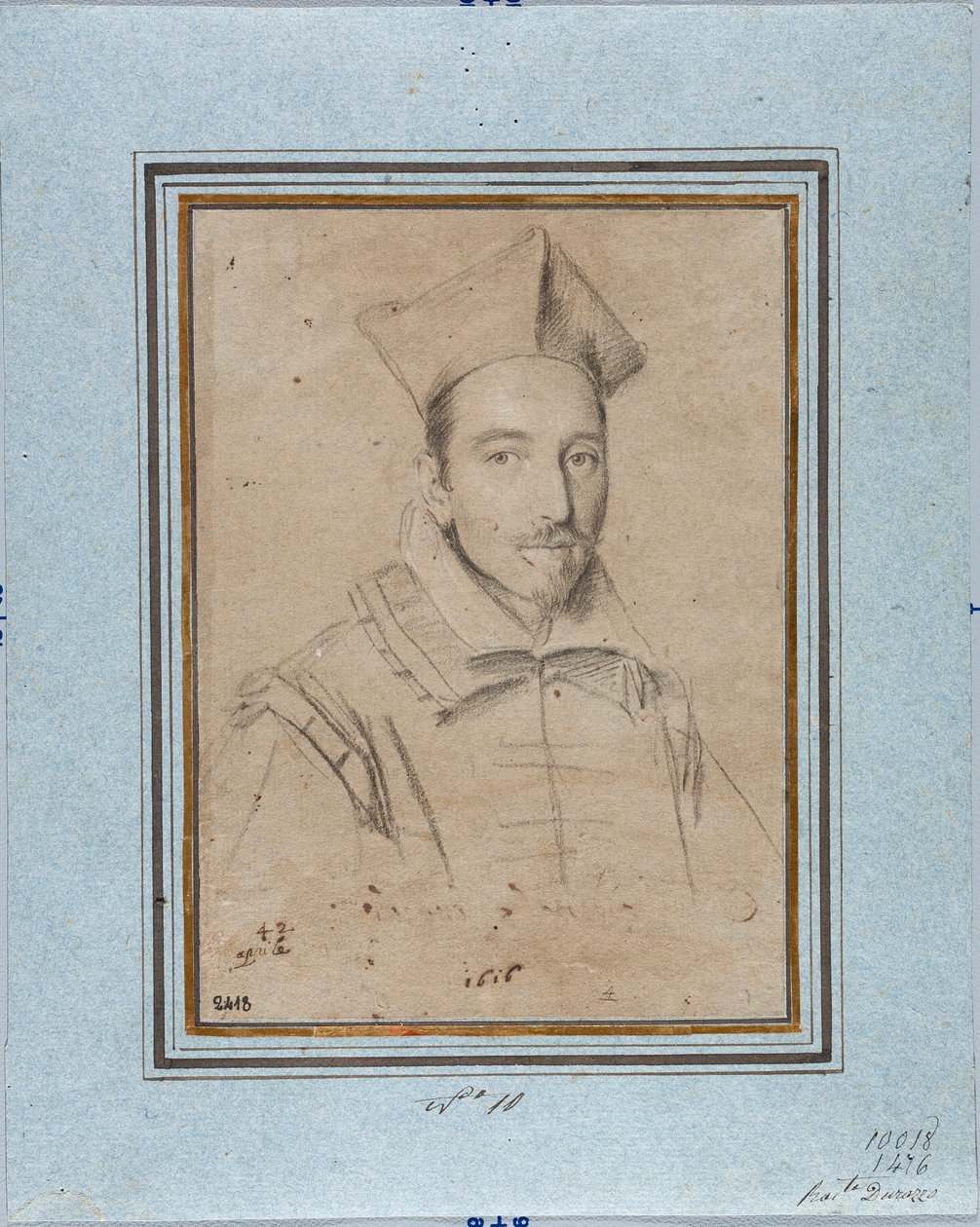 Başrahip muhtemelen Kardinal Francesco Maria Bourbon Del Monte Santa Maria