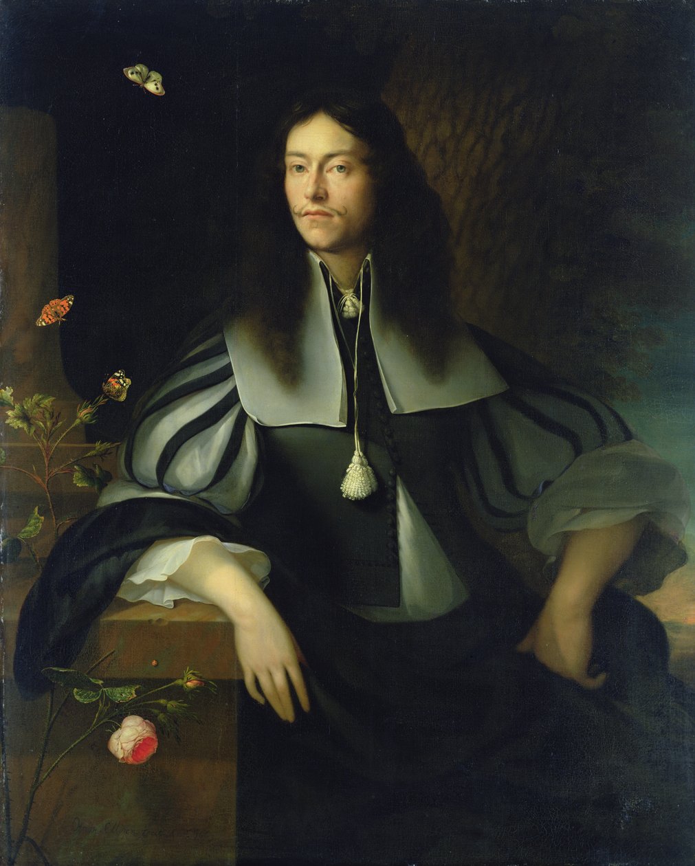 Bilinmeyen Bir Beyefendinin Portresi, 1663 by Ottmar the Elder Elliger