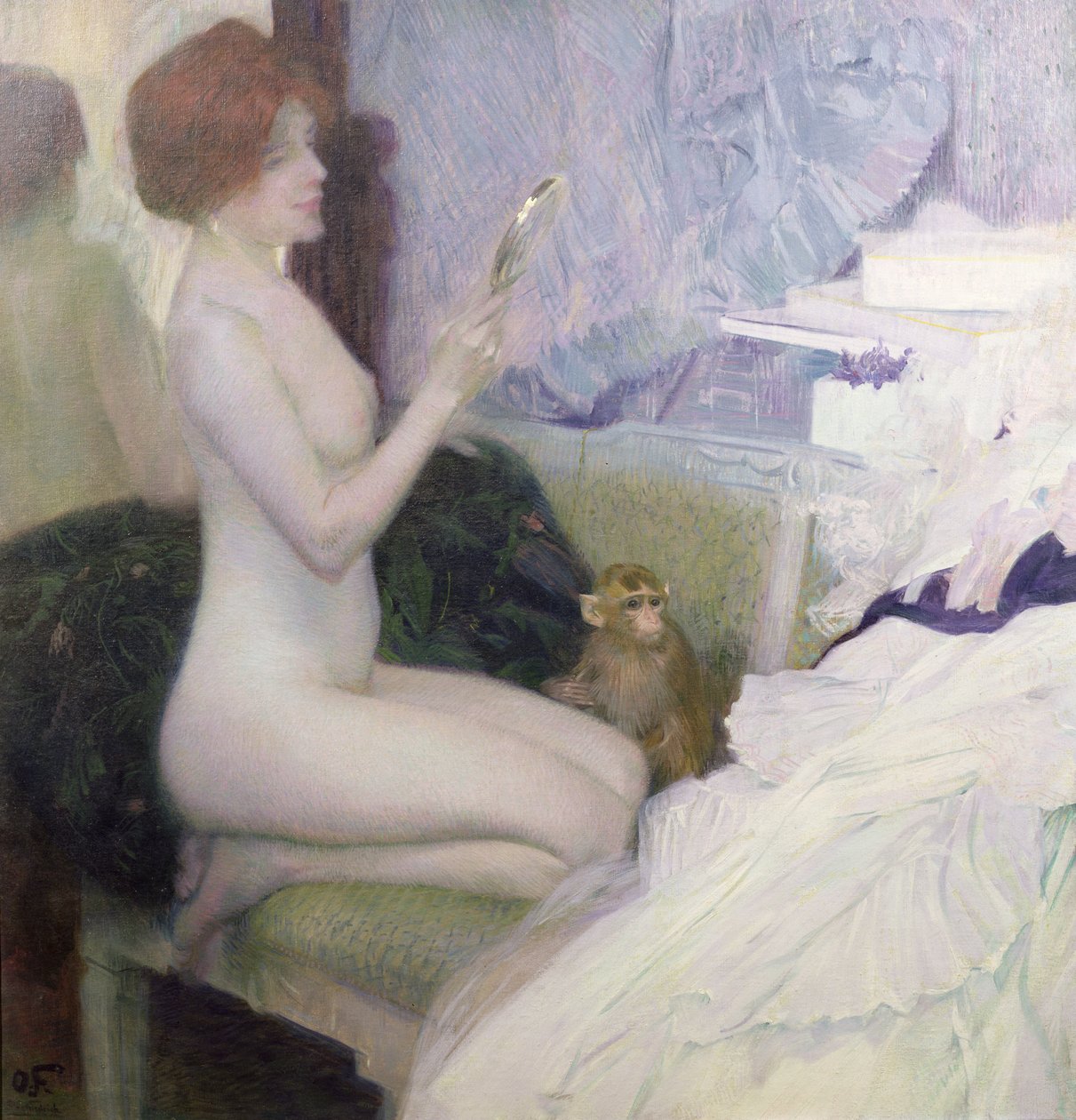 makyaj, 1904 by Otto Friedrich