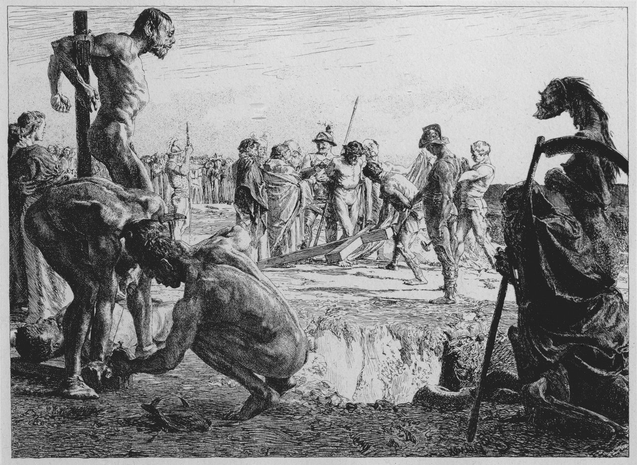 Golgota, 1896 by Otto Greiner