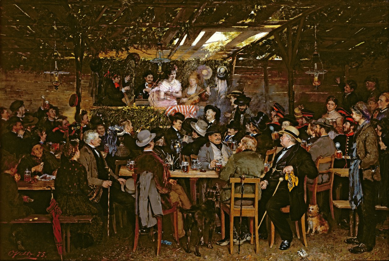 Tutsak Kalabalığa Şarkı Söylemek by Otto Piltz
