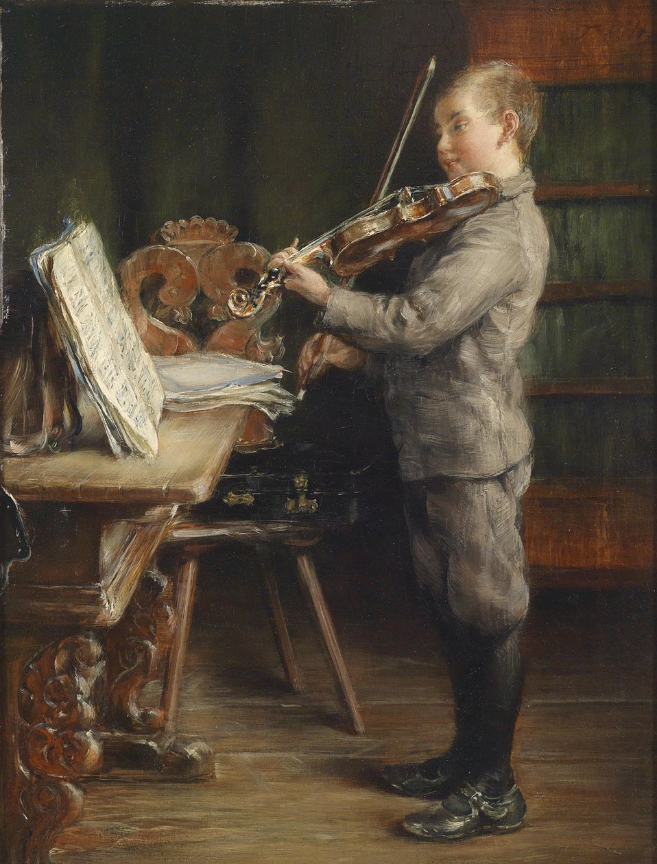 keman çalan çocuk by Otto Piltz