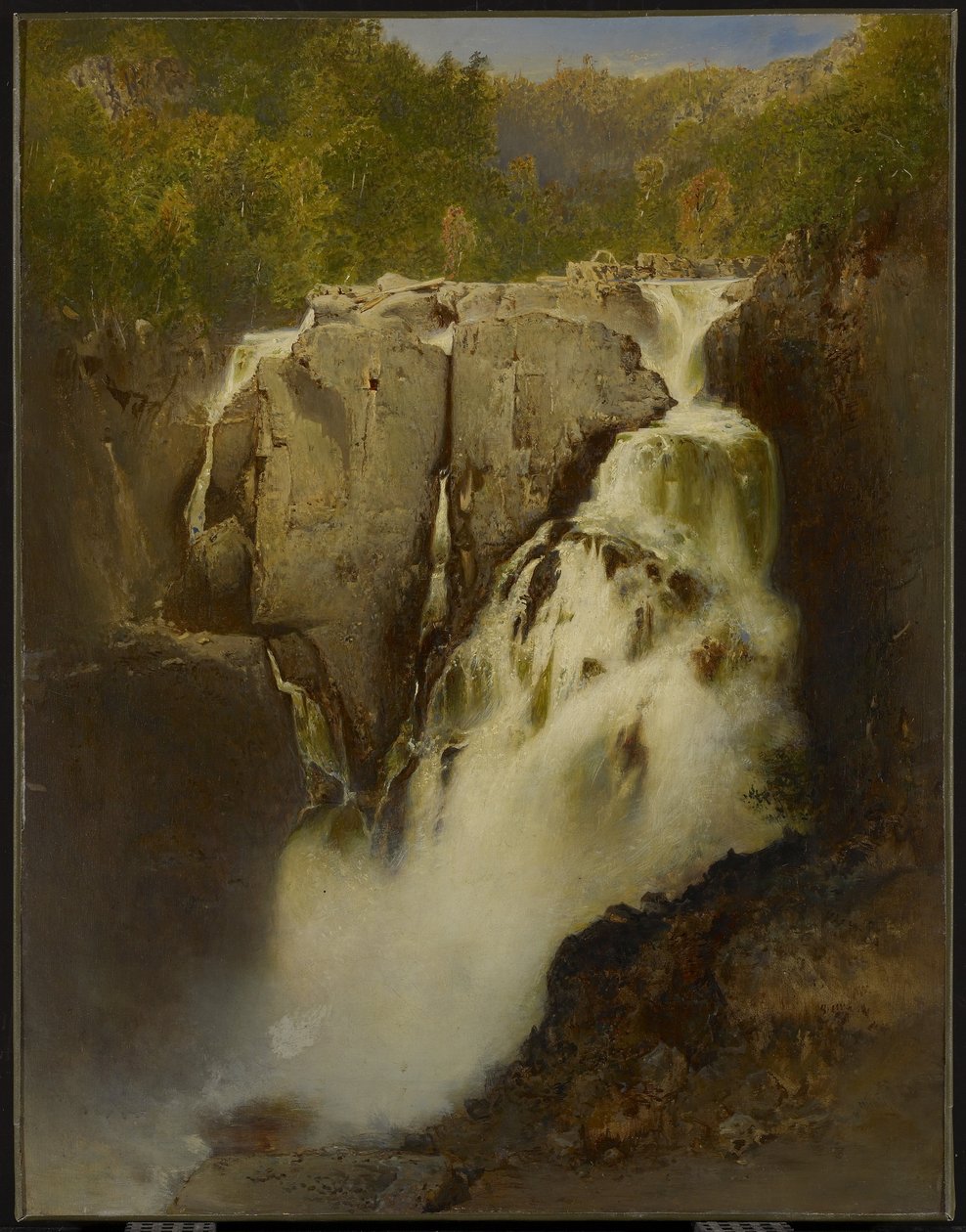 Ste Şelalesi. Anne, Quebec, 1865 by Otto Reinhold Jacobi
