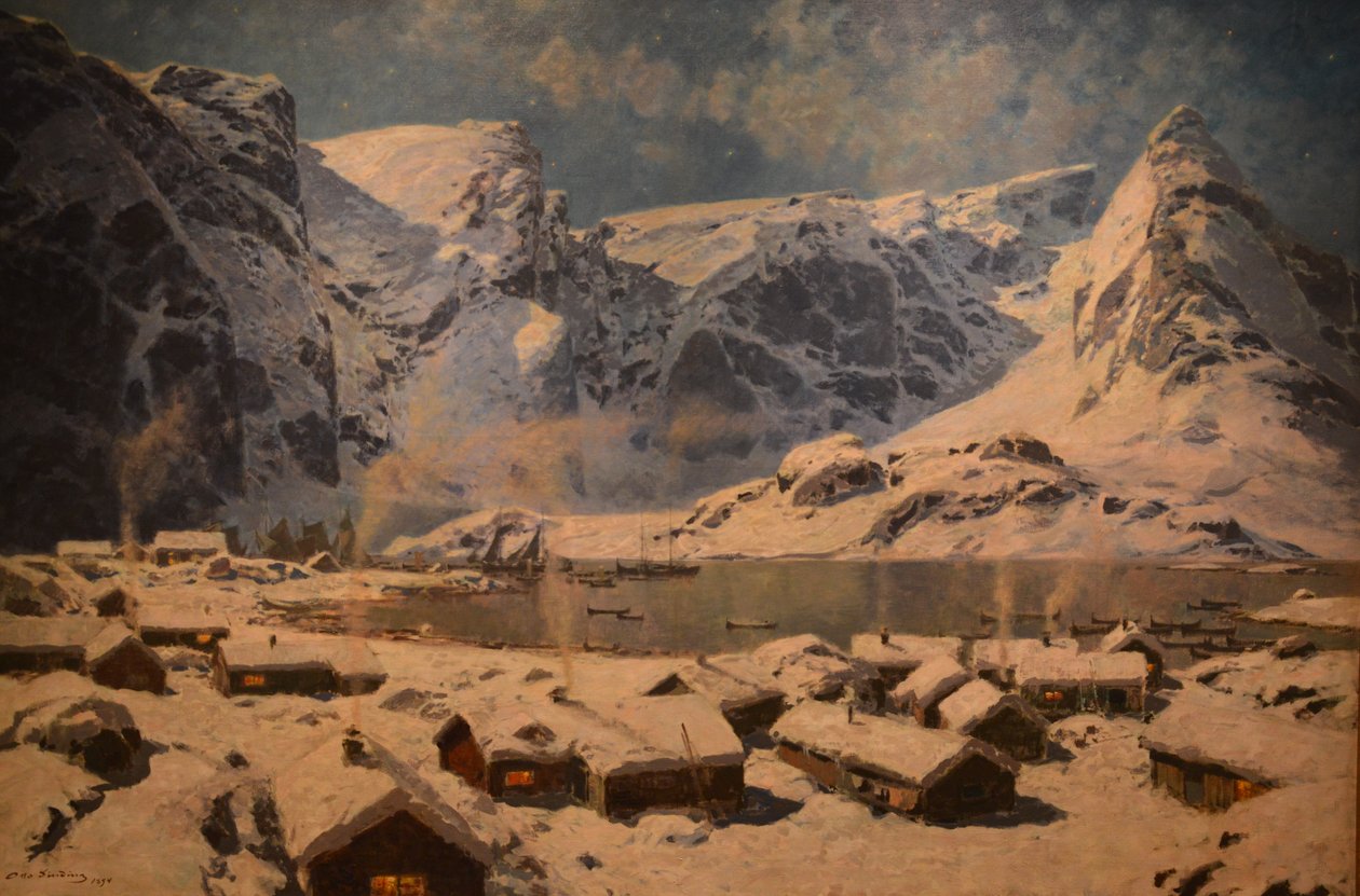 Kış, Reine Lofoten