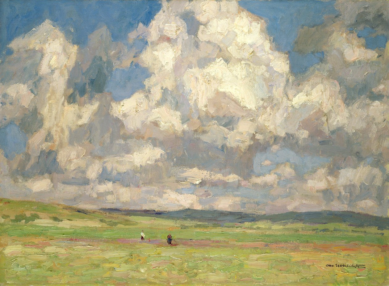 Gossfelden Üzerinde Yaz Bulutları by Otto Ubbelohde